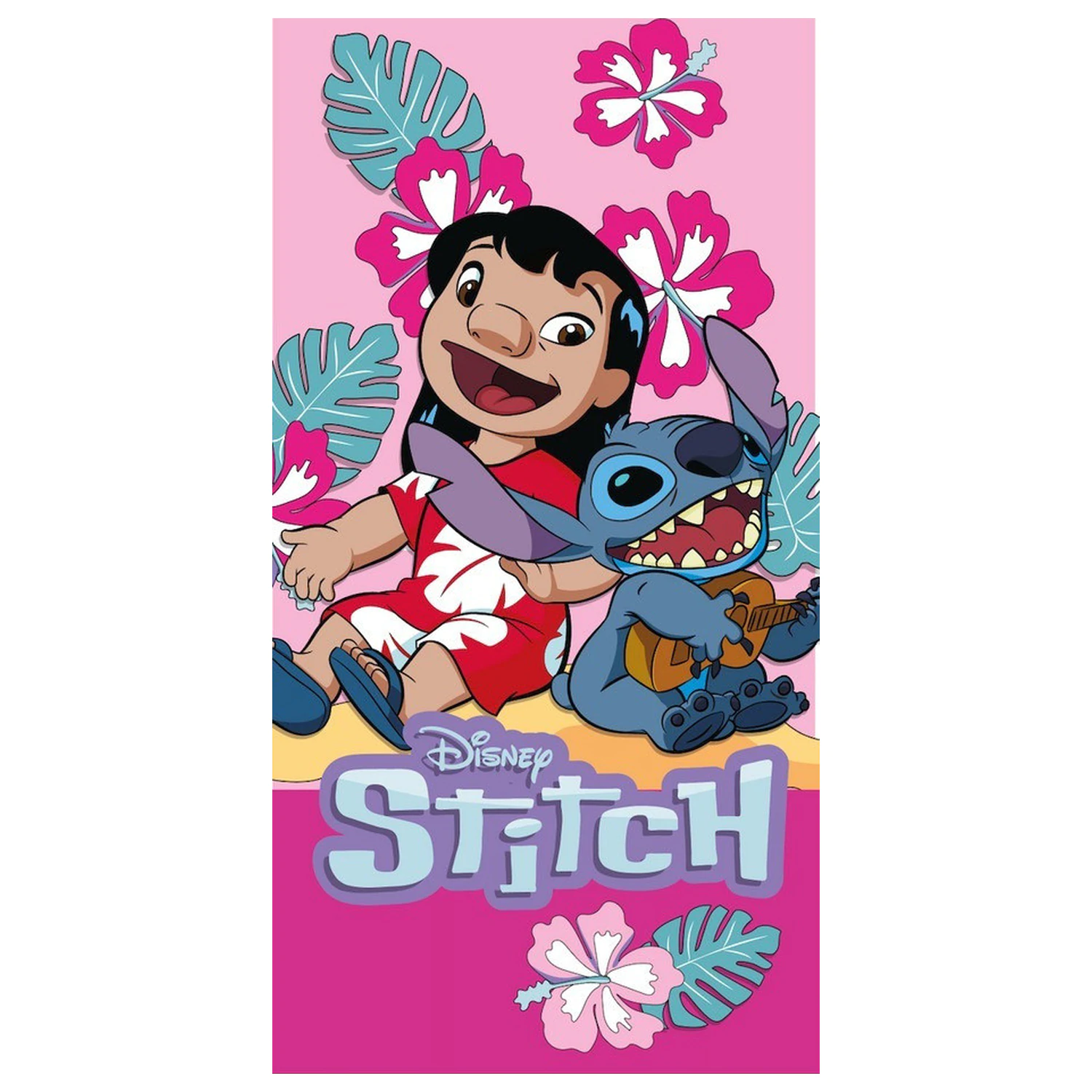 Lilo & Stitch Ukulele Time Uterák 70x140 cm produktová fotografia