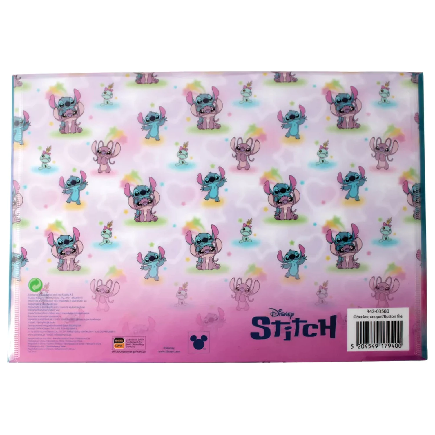 Stitch Universe peňaženka na dokumenty A4 produktová fotografia
