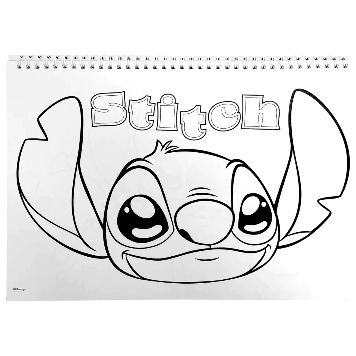 Stitch Universe A4 špirálový skicár 40 listov s nálepkami produktová fotografia