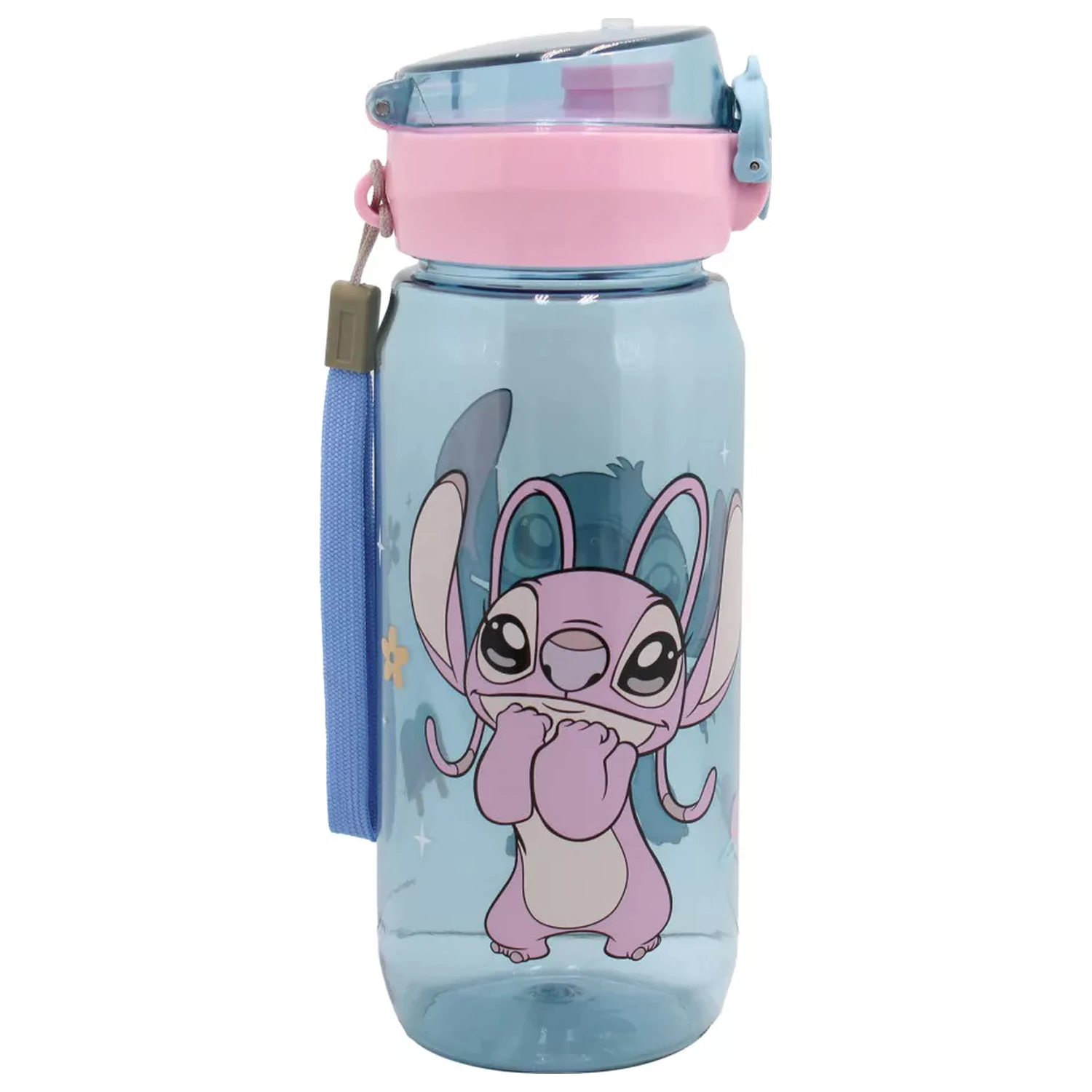Stitch Universe plastová fľaša na vodu s vešiakom 600 ml produktová fotografia