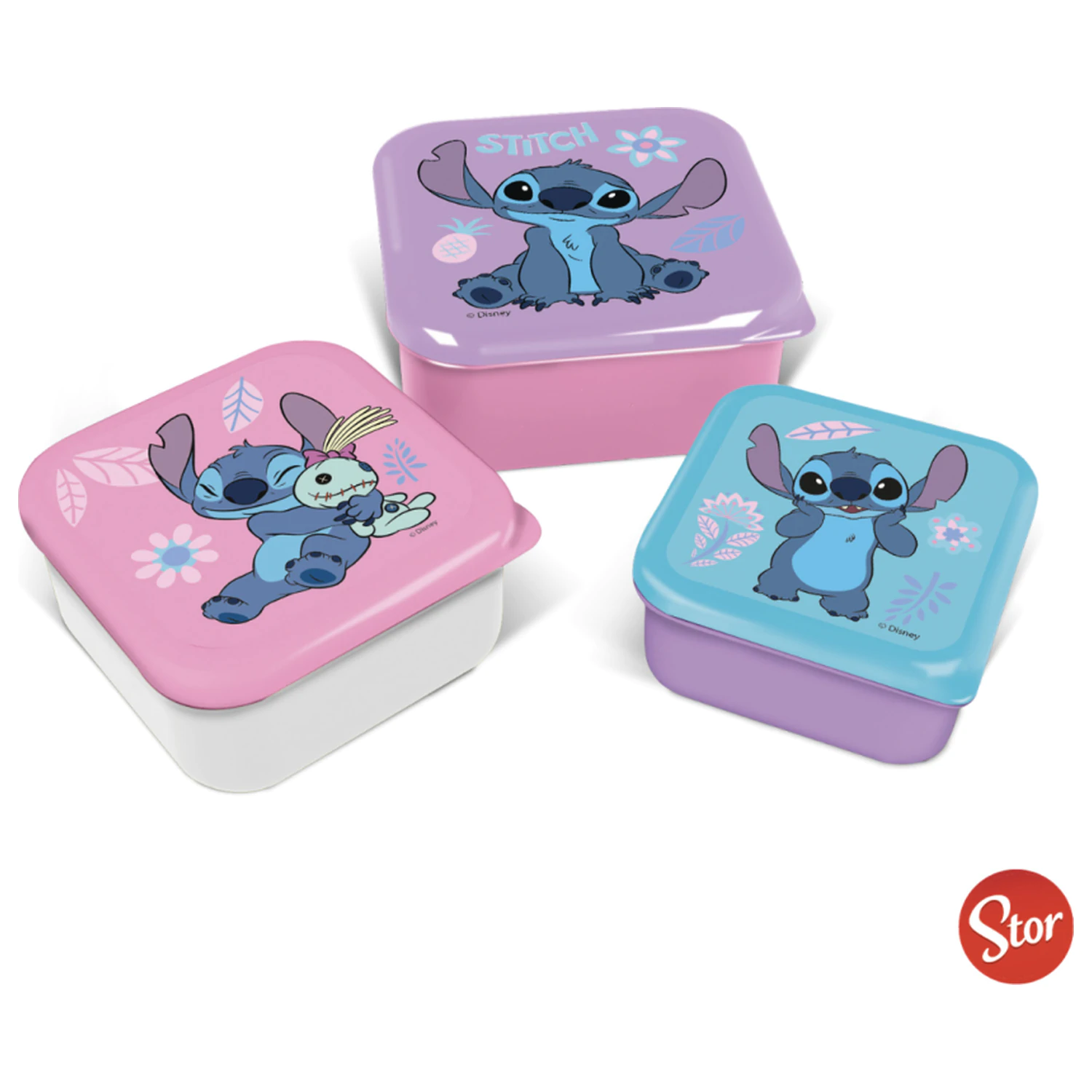 Stitch Akvarelové snack boxy 3 ks produktová fotografia