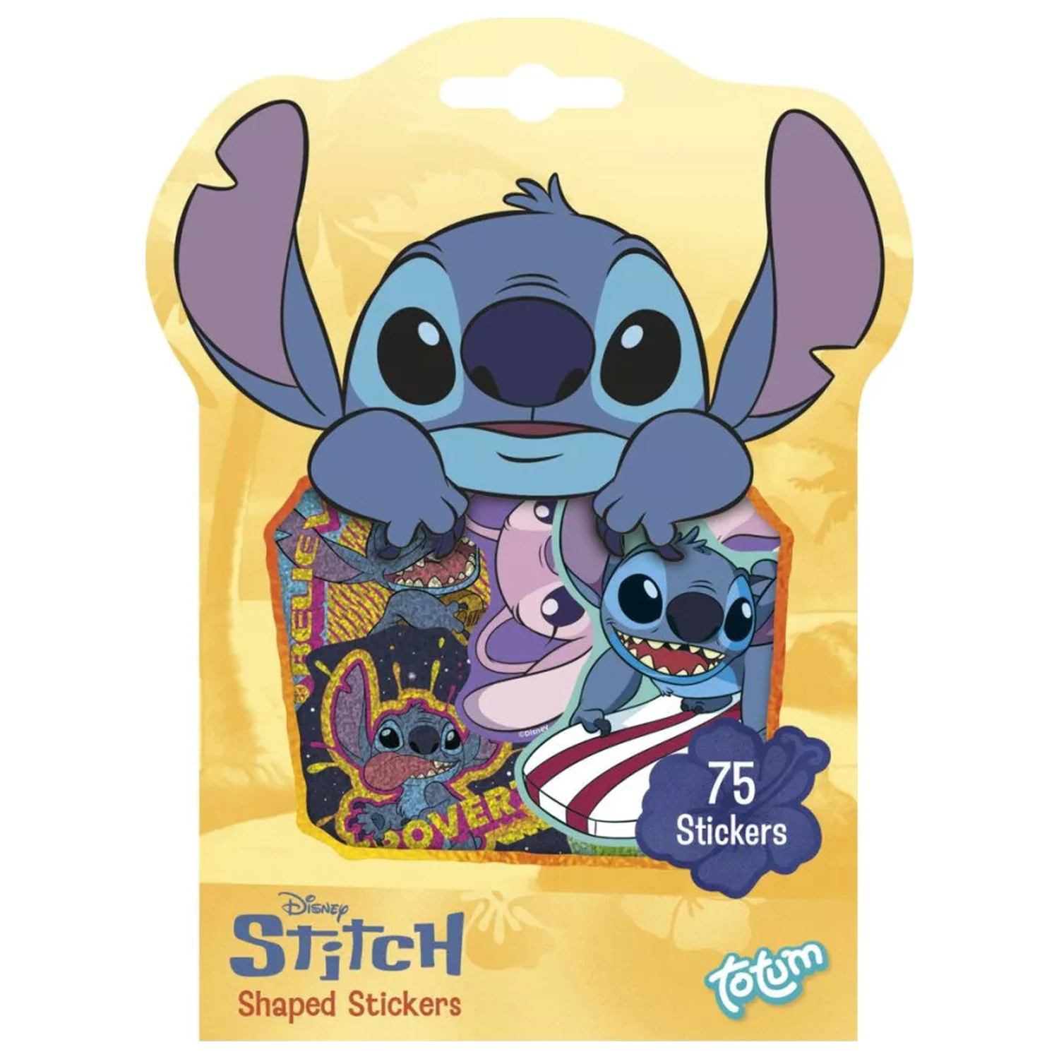 Stitch samolepiaca súprava s podivným tvarom, 75 kusov produktová fotografia