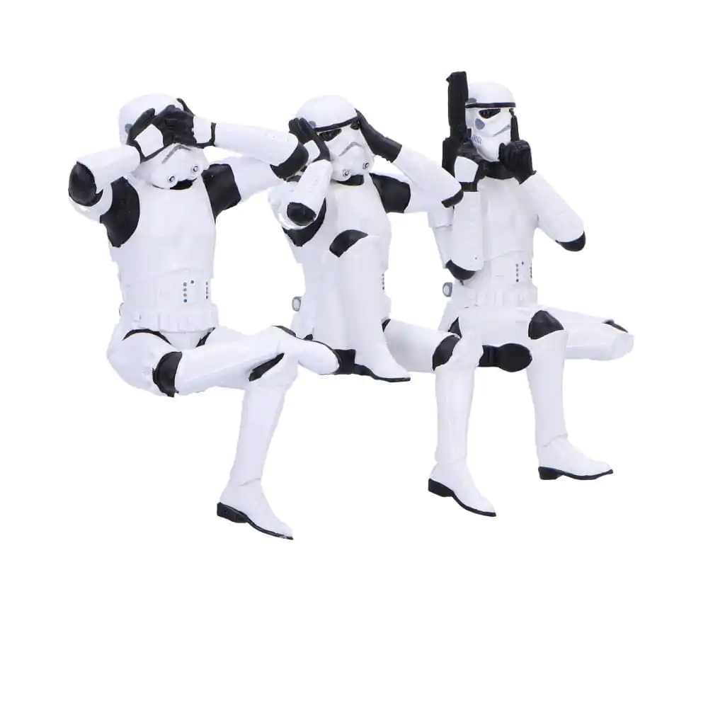 Stormtrooper figurines Three Wise Sitting Stormtroopers 11 cm termékfotó