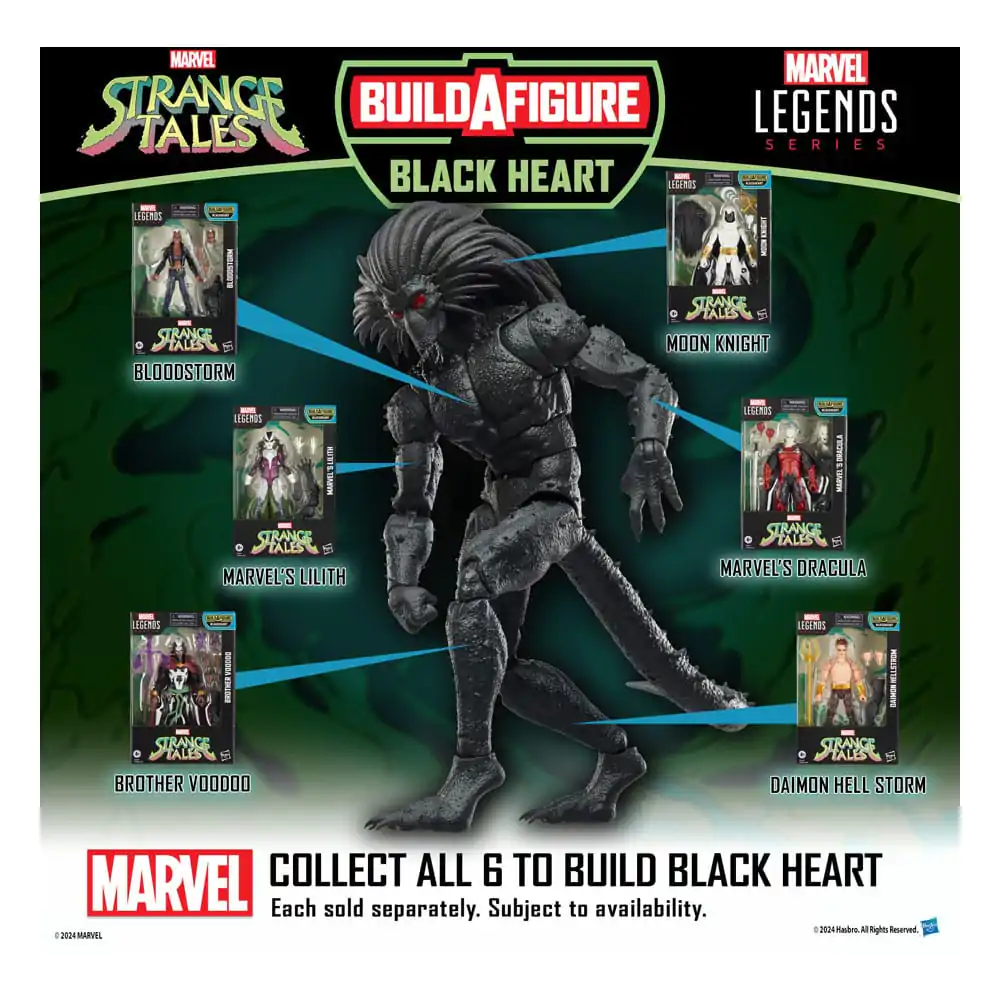 Akčná figúrka Strange Tales Marvel Legends Bloodstorm (BAF: Blackheart) 15 cm termékfotó