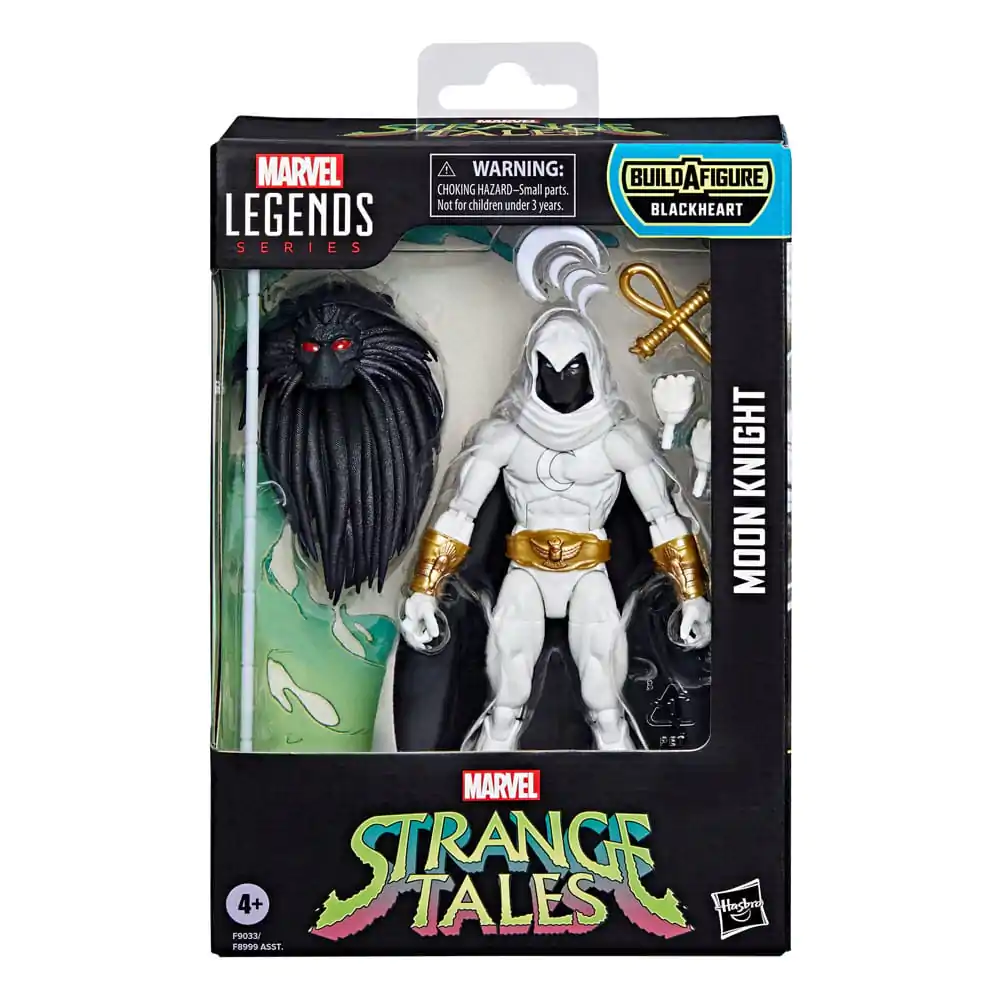 Strange Tales Marvel Legends akčná figúrka Moon Knight (BAF: Blackheart) 15 cm produktová fotografia