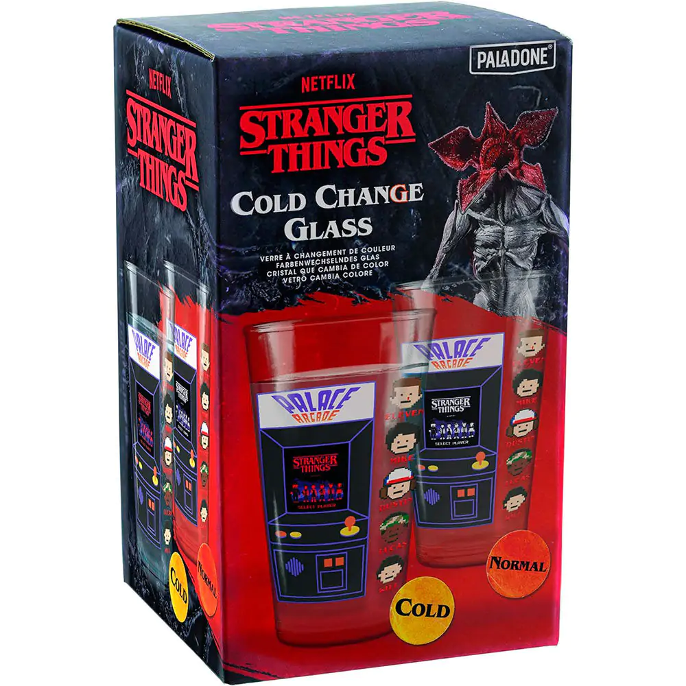 Stranger Things Palace Arcade Machine sklenený pohár 450 ml termékfotó