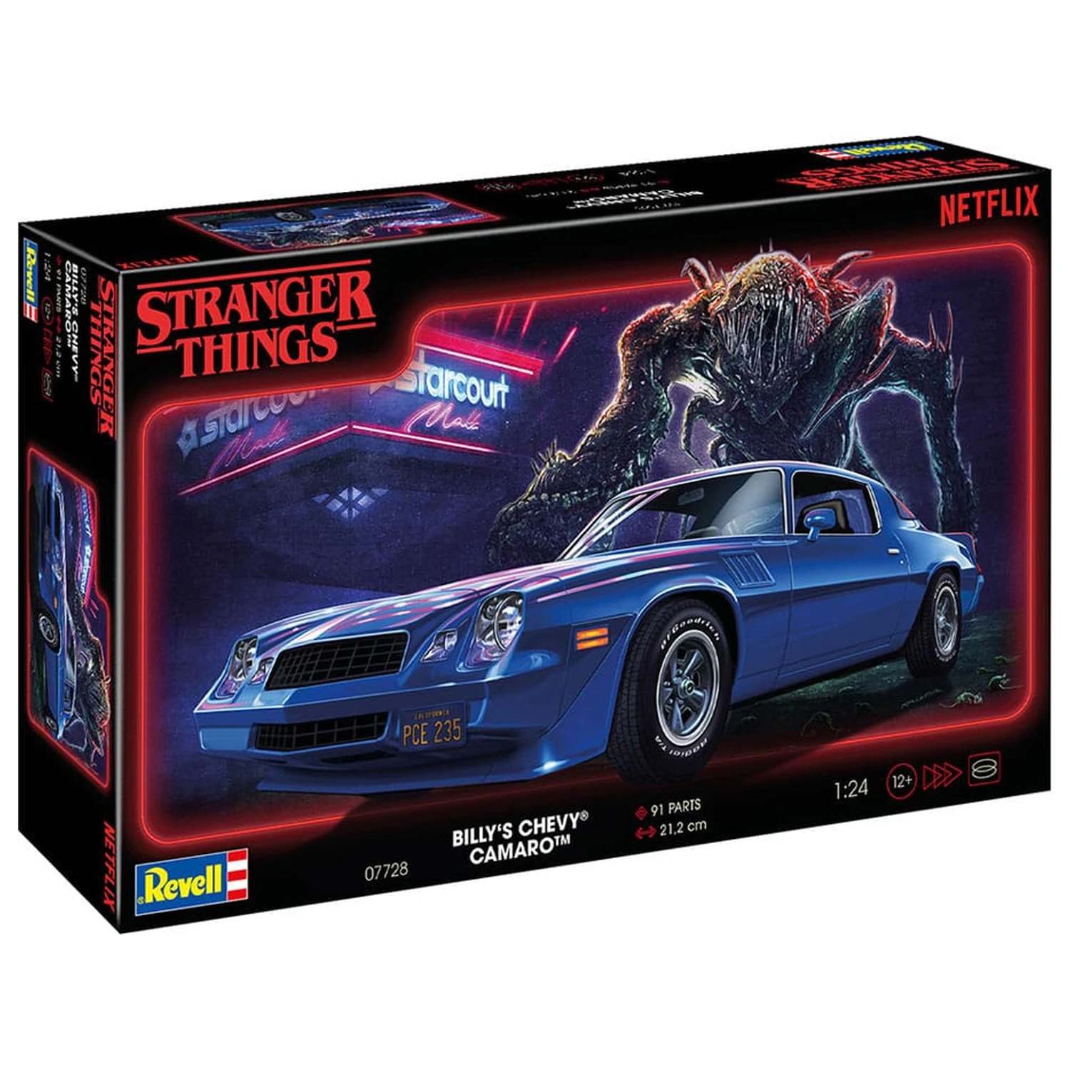Stranger Things Model Kit 1/25 Chevy Camaro Z/28 19 cm produktová fotografia