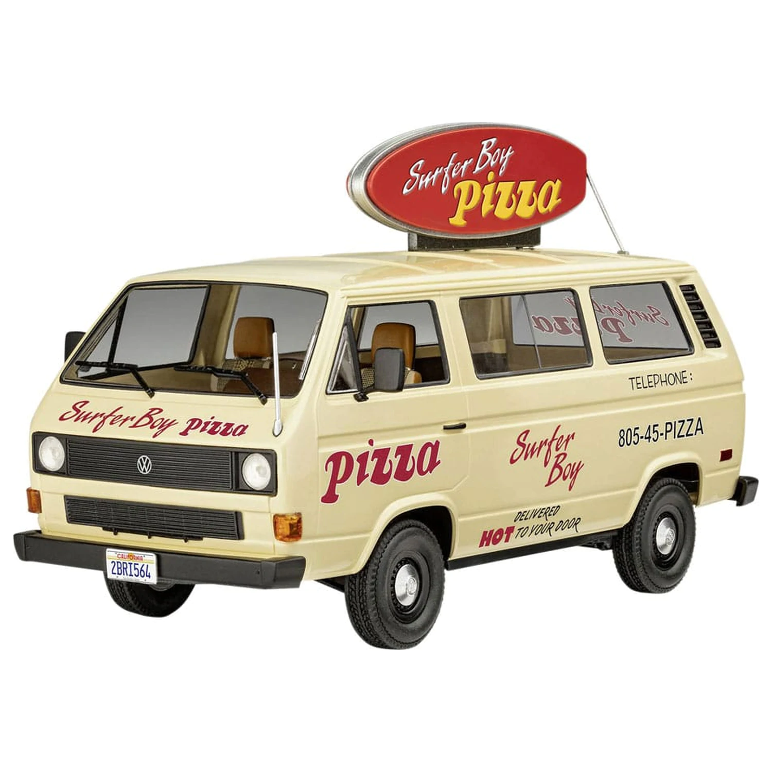 Stranger Things Model Kit 1/25 VW T3 Bus Surfer Boy 19 cm produktová fotografia