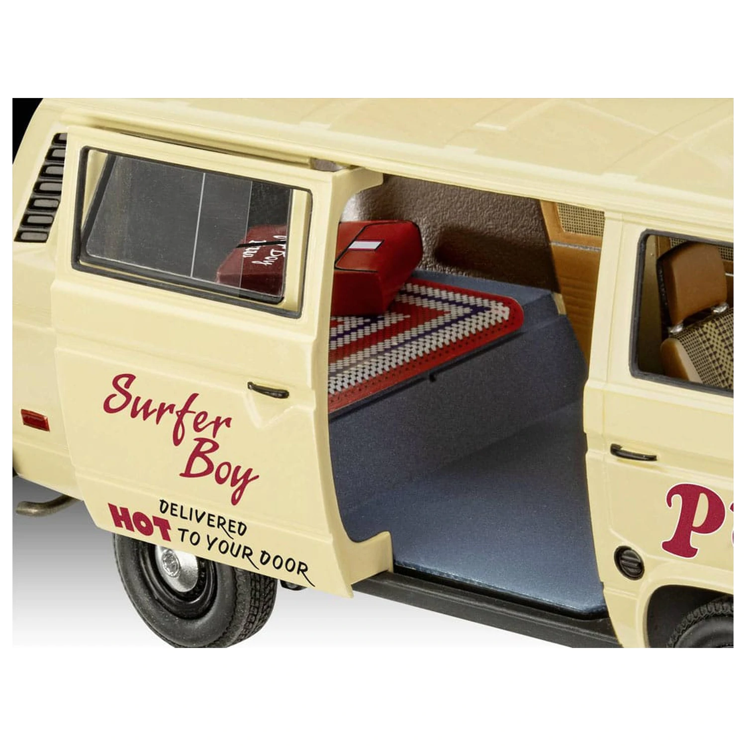 Stranger Things Model Kit 1/25 VW T3 Bus Surfer Boy 19 cm produktová fotografia