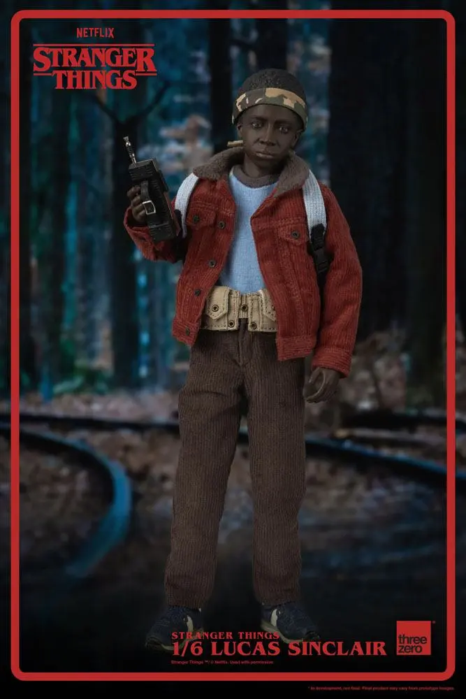 Stranger Things Akčná figúrka 1/6 Lucas Sinclair 23 cm produktová fotografia