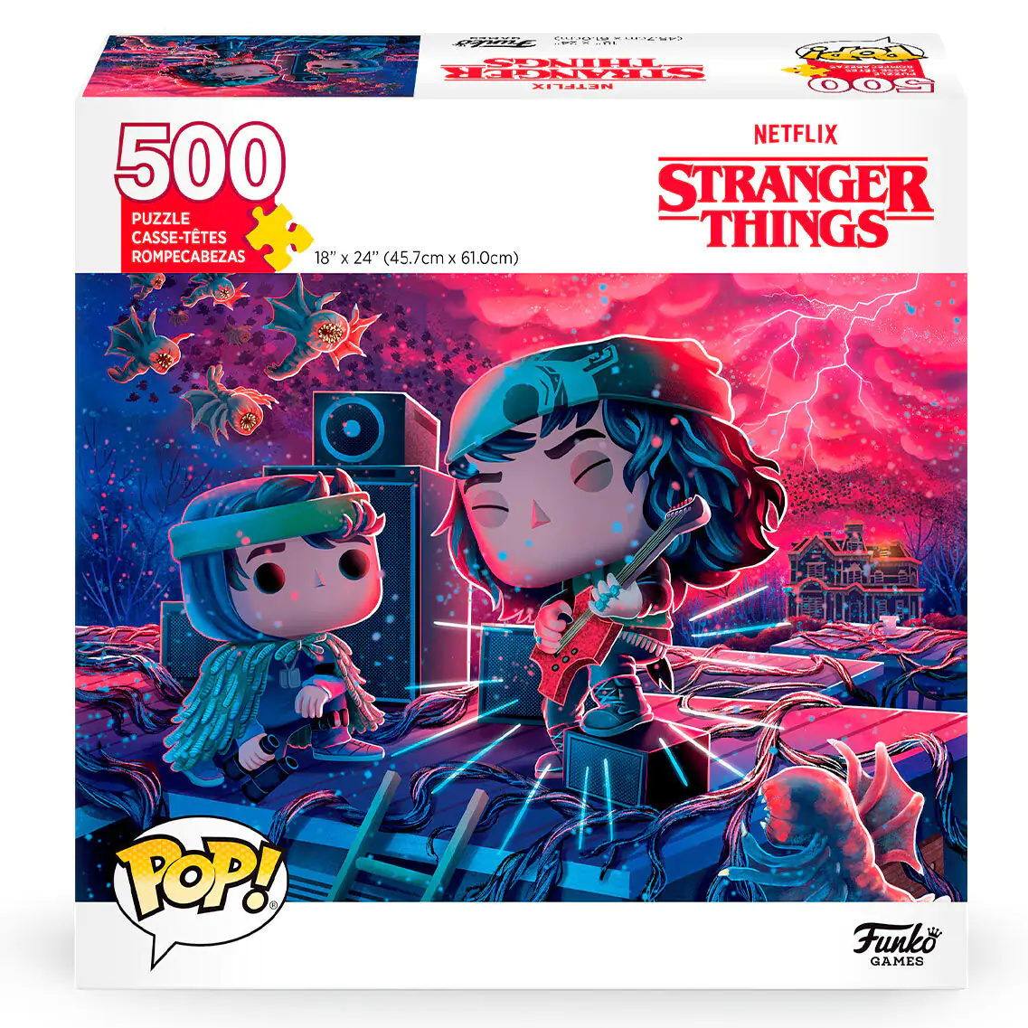 Stranger Things 4 Eddie Guitar puzzle 50 dielikov produktová fotografia