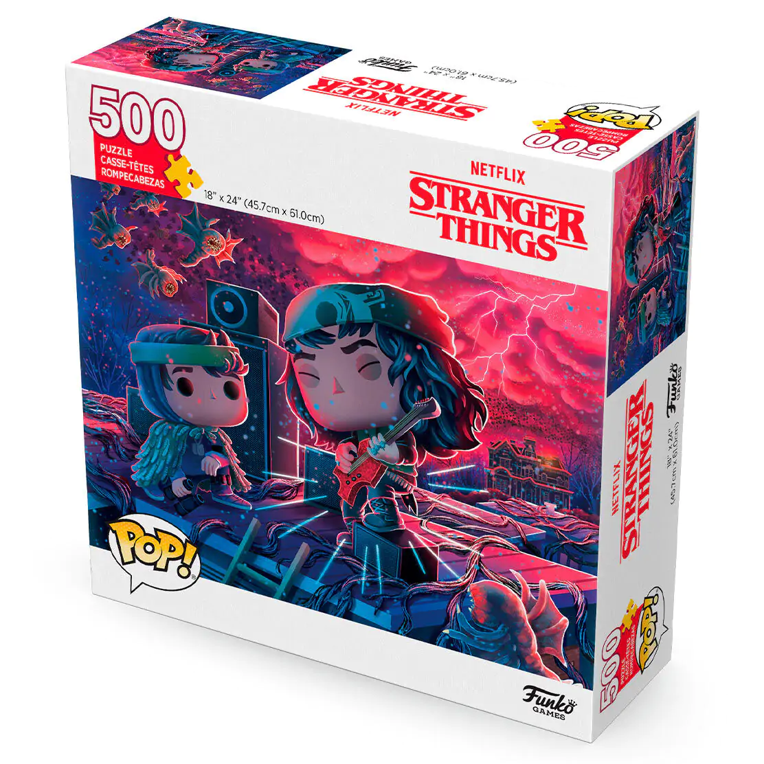 Stranger Things 4 Eddie Guitar puzzle 50 dielikov produktová fotografia