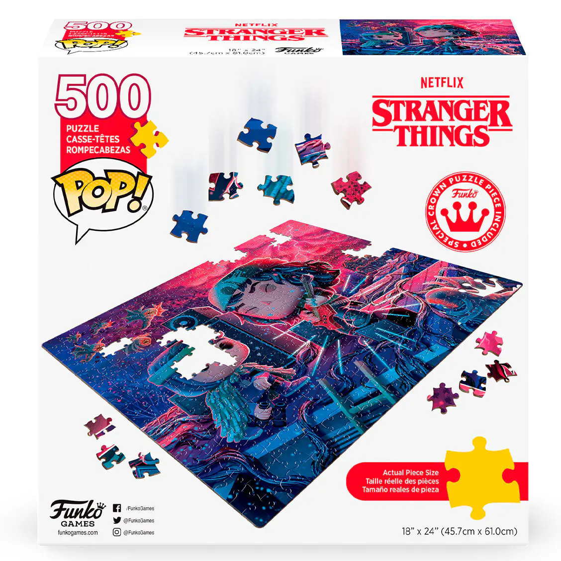 Stranger Things 4 Eddie Guitar puzzle 50 dielikov produktová fotografia