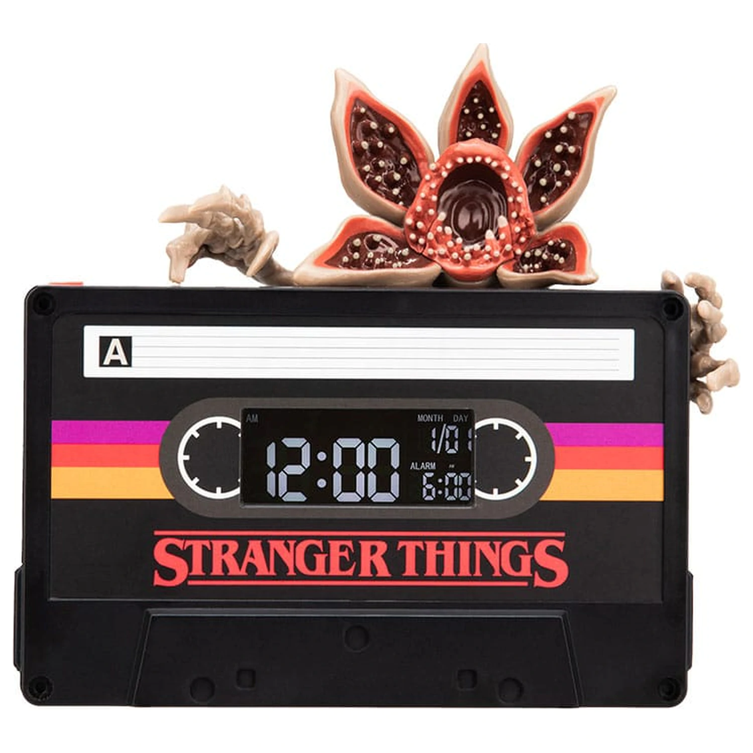 Stranger Things 5 Budík Demogorgon Cassette 15 cm produktová fotografia