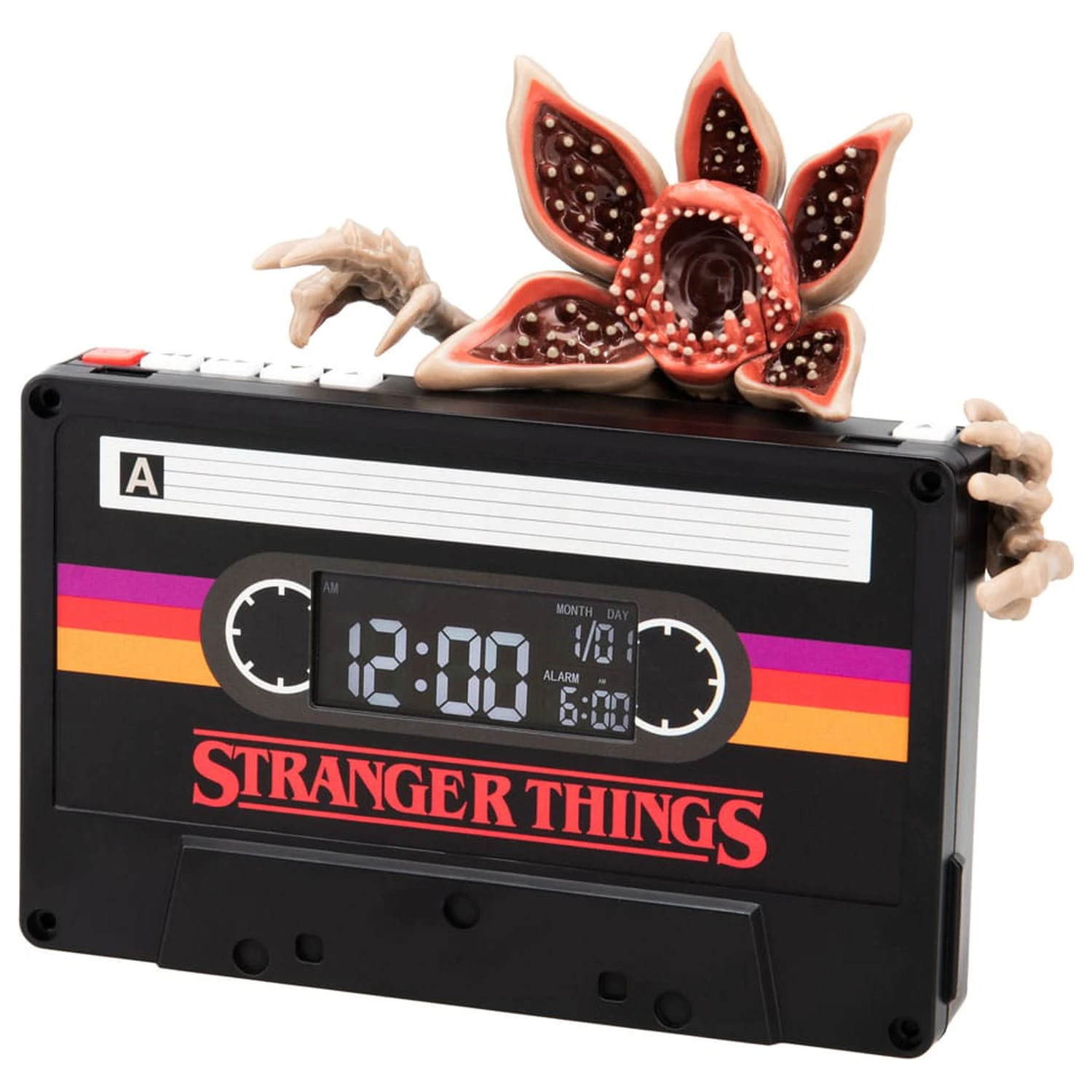 Stranger Things 5 Budík Demogorgon Cassette 15 cm produktová fotografia