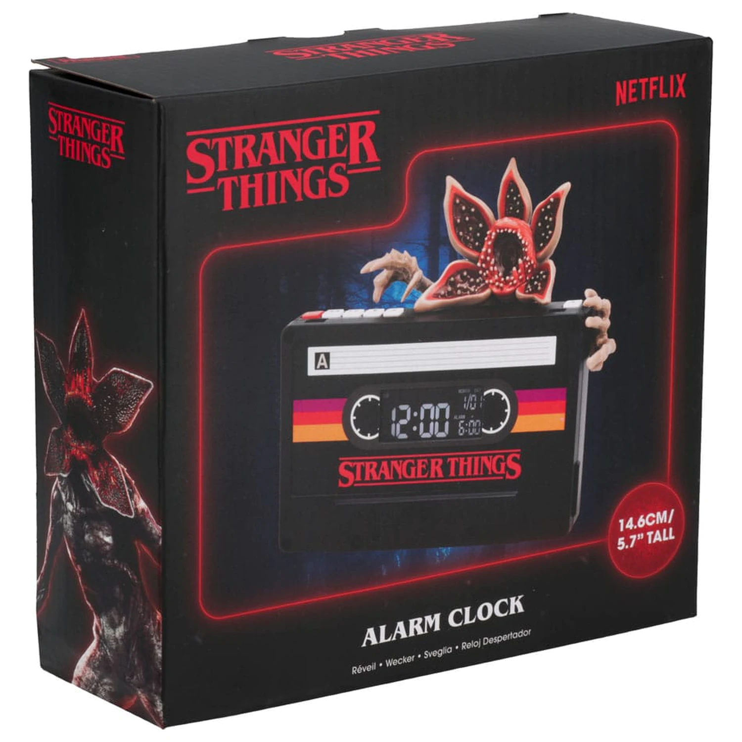 Stranger Things 5 Budík Demogorgon Cassette 15 cm produktová fotografia