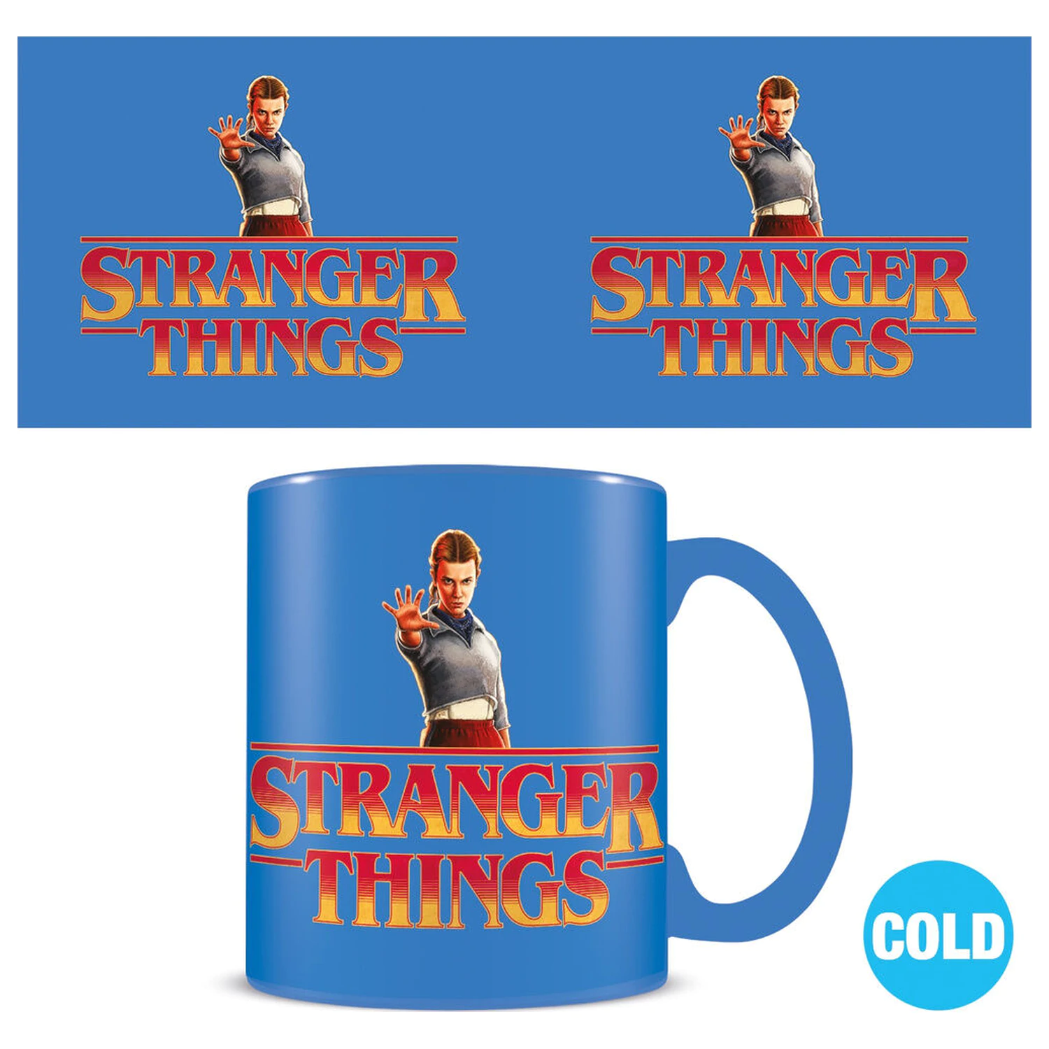 Stranger Things 5 termofarebný hrnček produktová fotografia