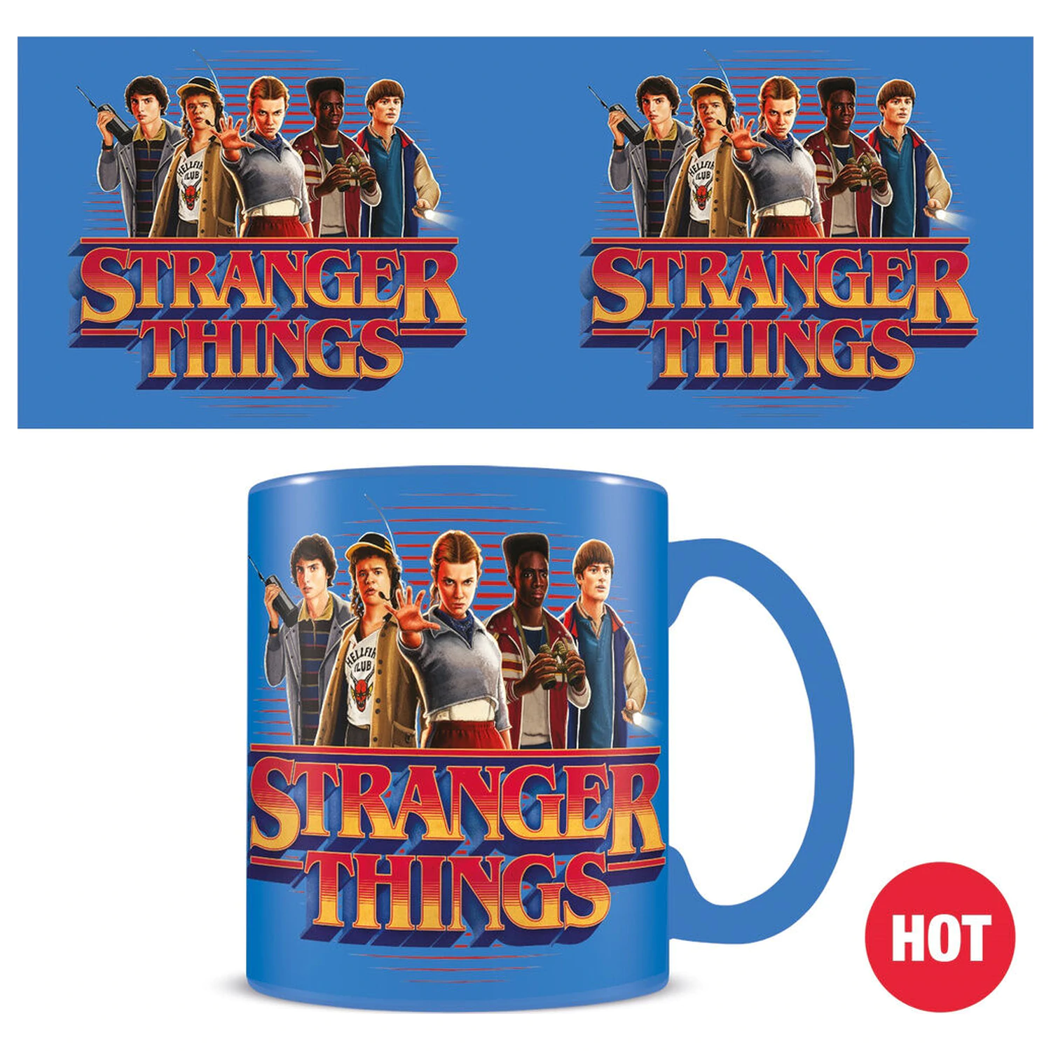 Stranger Things 5 termofarebný hrnček produktová fotografia