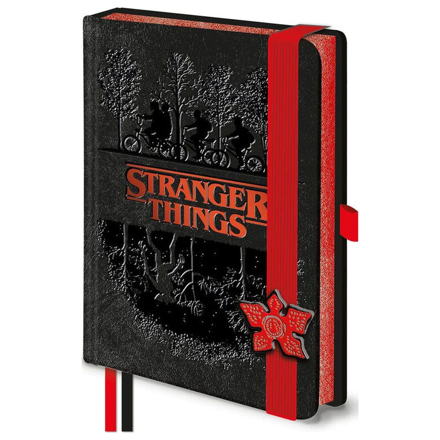 Stranger Things A5 prémiový zápisník produktová fotografia