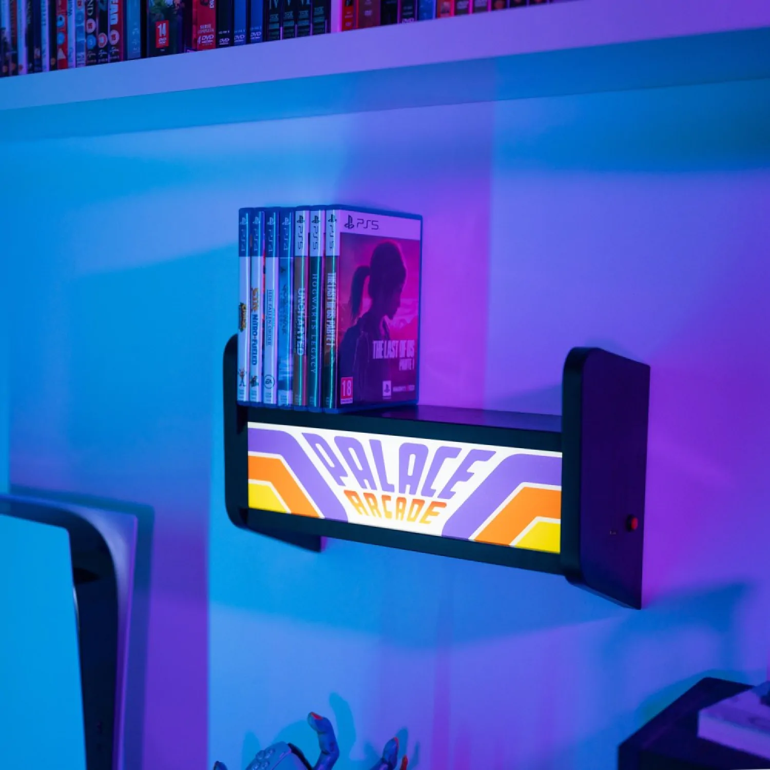 Stranger Things Arcade policová lampa produktová fotografia