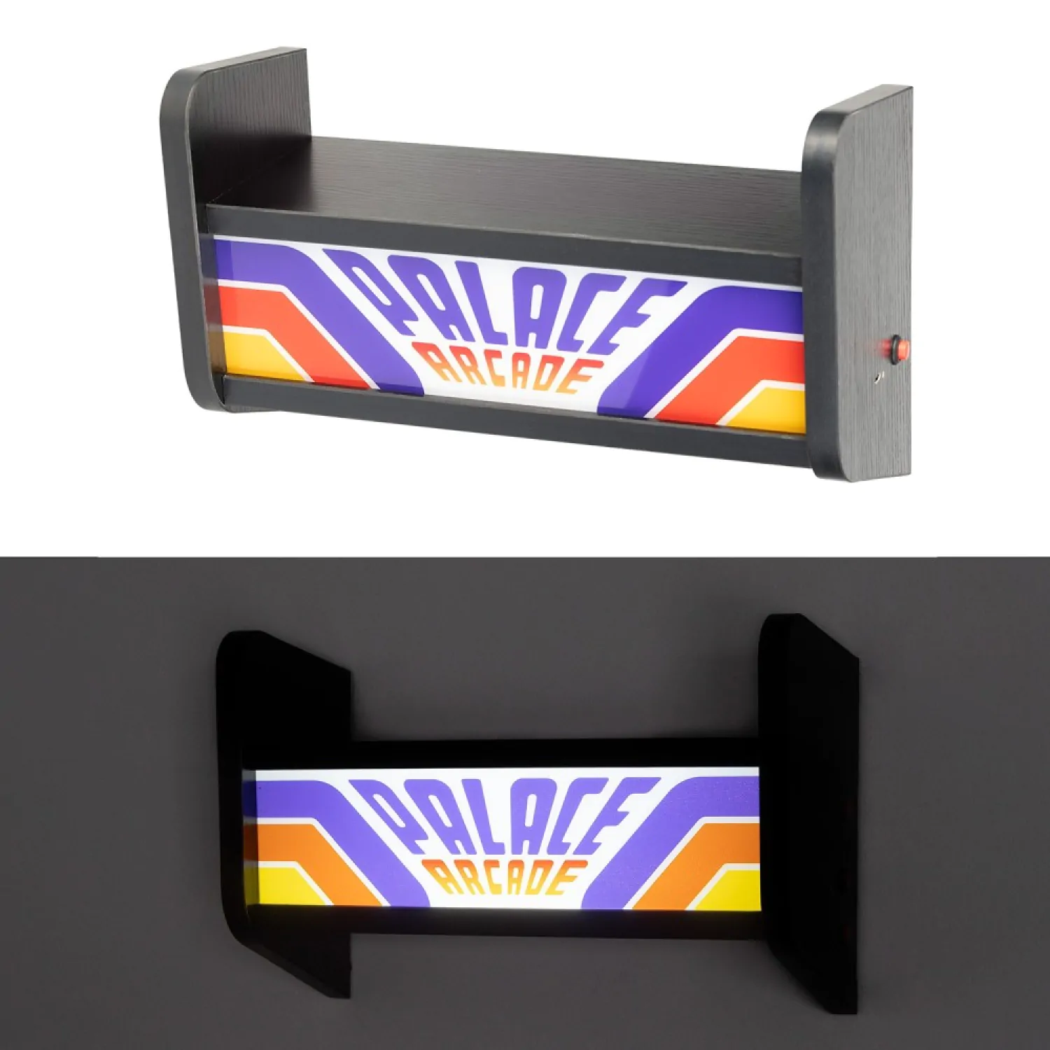 Stranger Things Arcade policová lampa produktová fotografia
