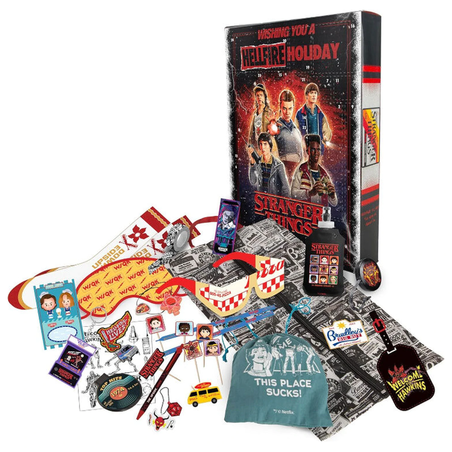 Stranger Things adventný kalendár produktová fotografia