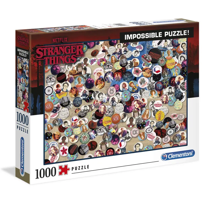 Stranger Things Impossible Puzzle Buttons (55 mm) termékfotó