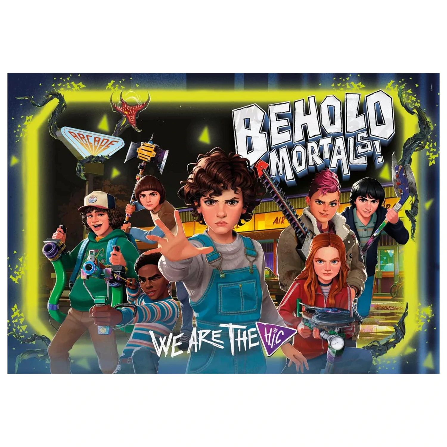Stranger Things Behold Mortals 180-dielne puzzle produktová fotografia