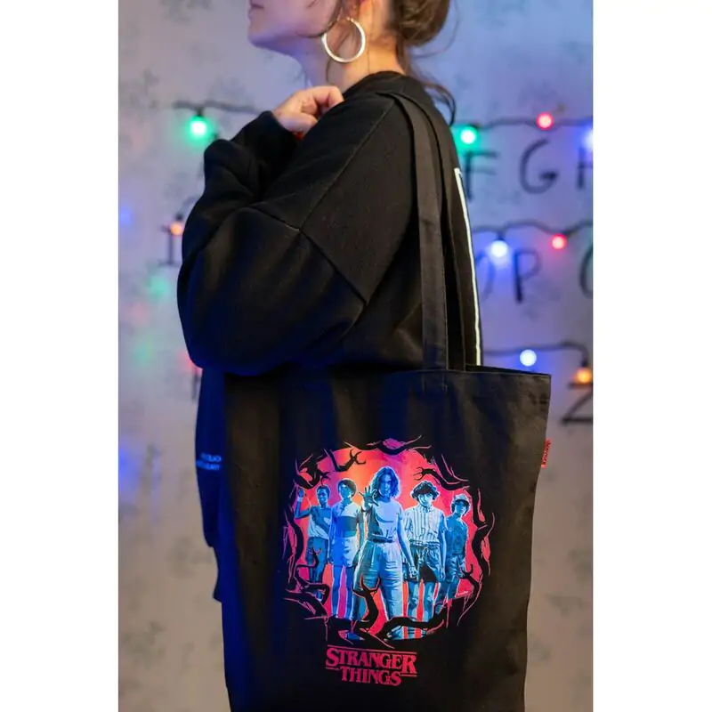 Stranger Things nákupná taška produktová fotografia