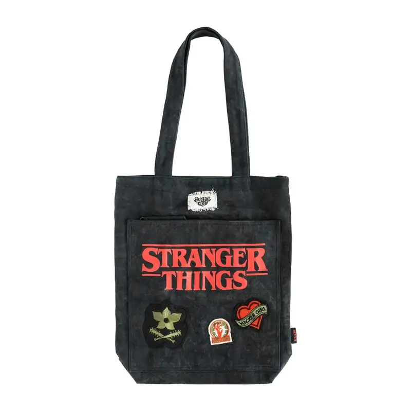 Stranger Things prémiová nákupná taška produktová fotografia
