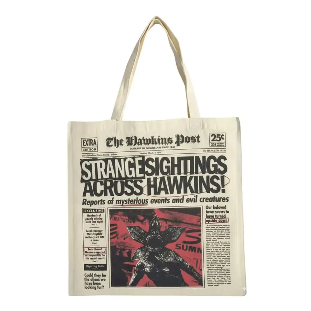 Stranger Things taška (Tote Bag) Newspaper produktová fotografia