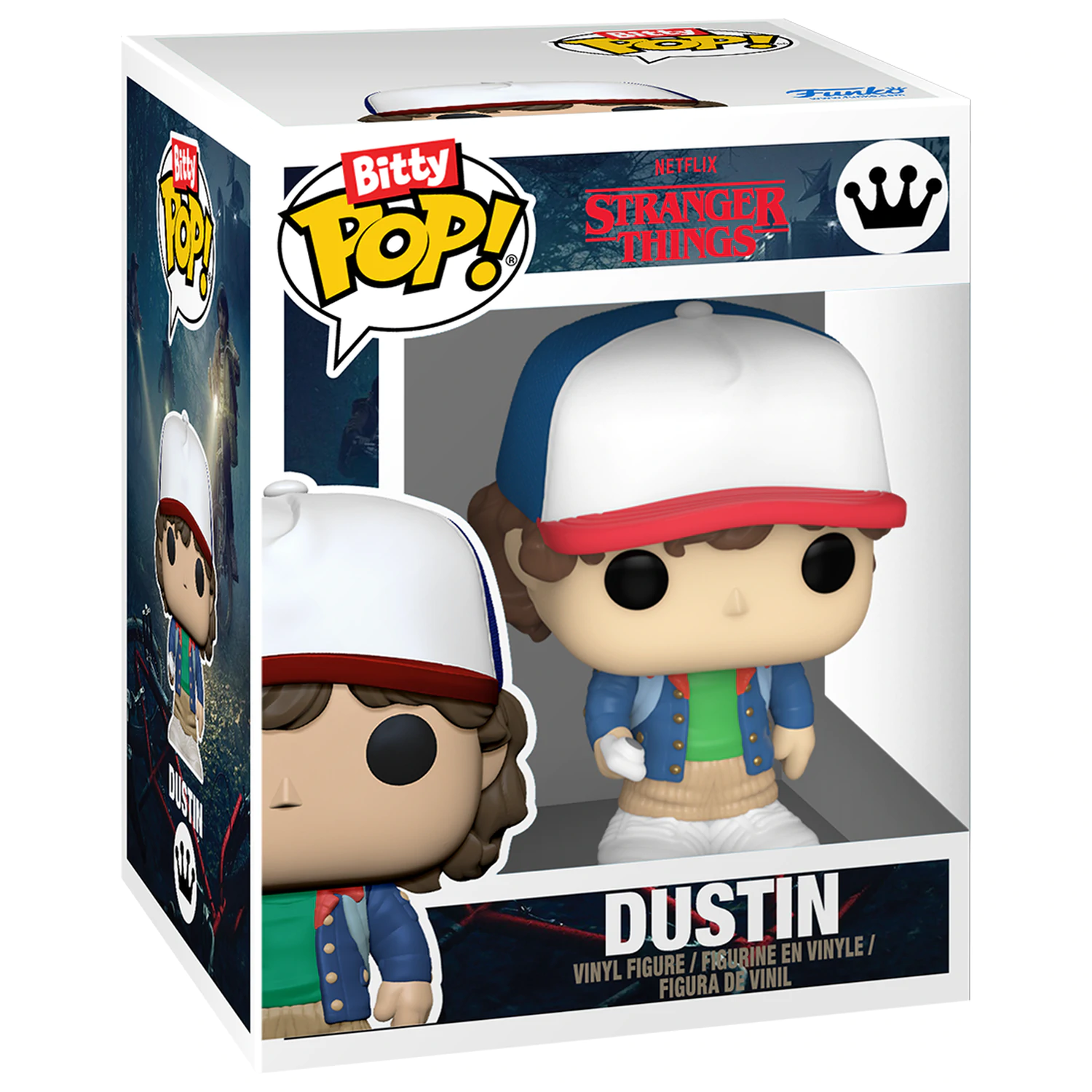 Stranger Things Bitty Funko POP! Vinylová figúrka 2-balenie Dustin & Mike produktová fotografia