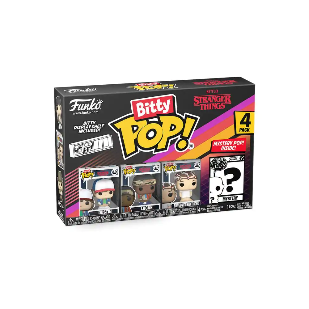 Stranger Things Bitty Funko POP! figúrka z vinylu 4-balenie Dustin 2,5 cm produktová fotografia