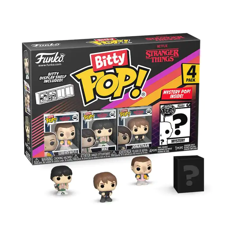 Stranger Things Bitty Funko POP! vinylová figúrka 4-balenie Eleven 2,5 cm produktová fotografia