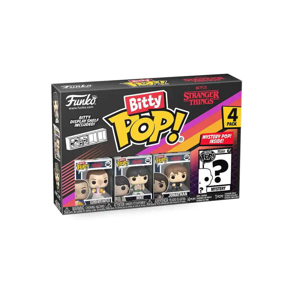 Stranger Things Bitty Funko POP! vinylová figúrka 4-balenie Eleven 2,5 cm produktová fotografia