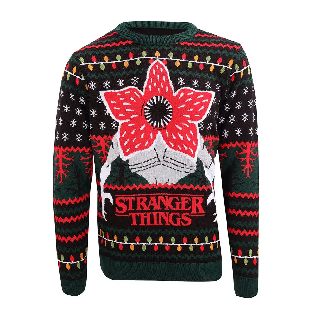 Stranger Things Demogorgon Vianočný sveter produktová fotografia