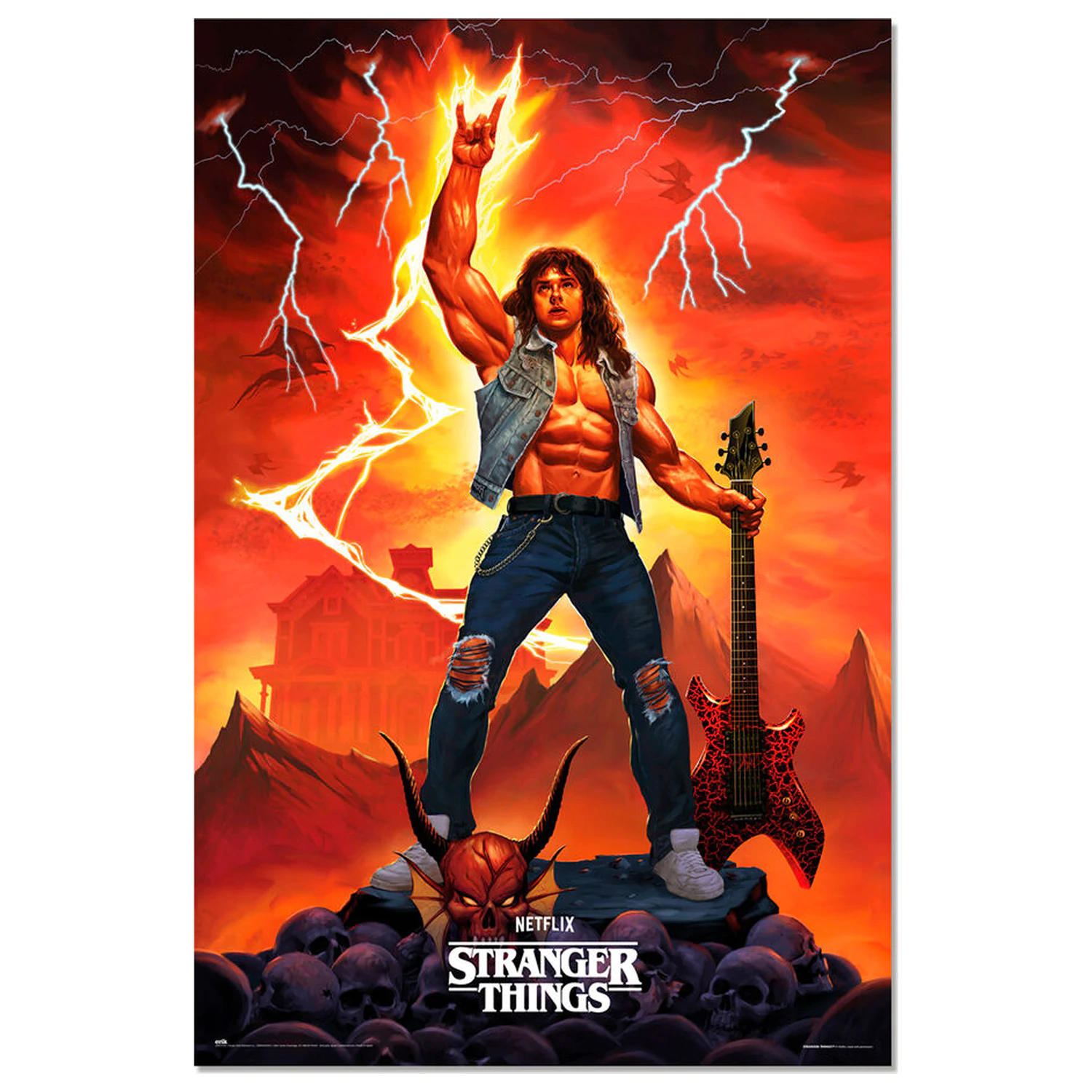 Stranger Things Eddie Munson plagát produktová fotografia