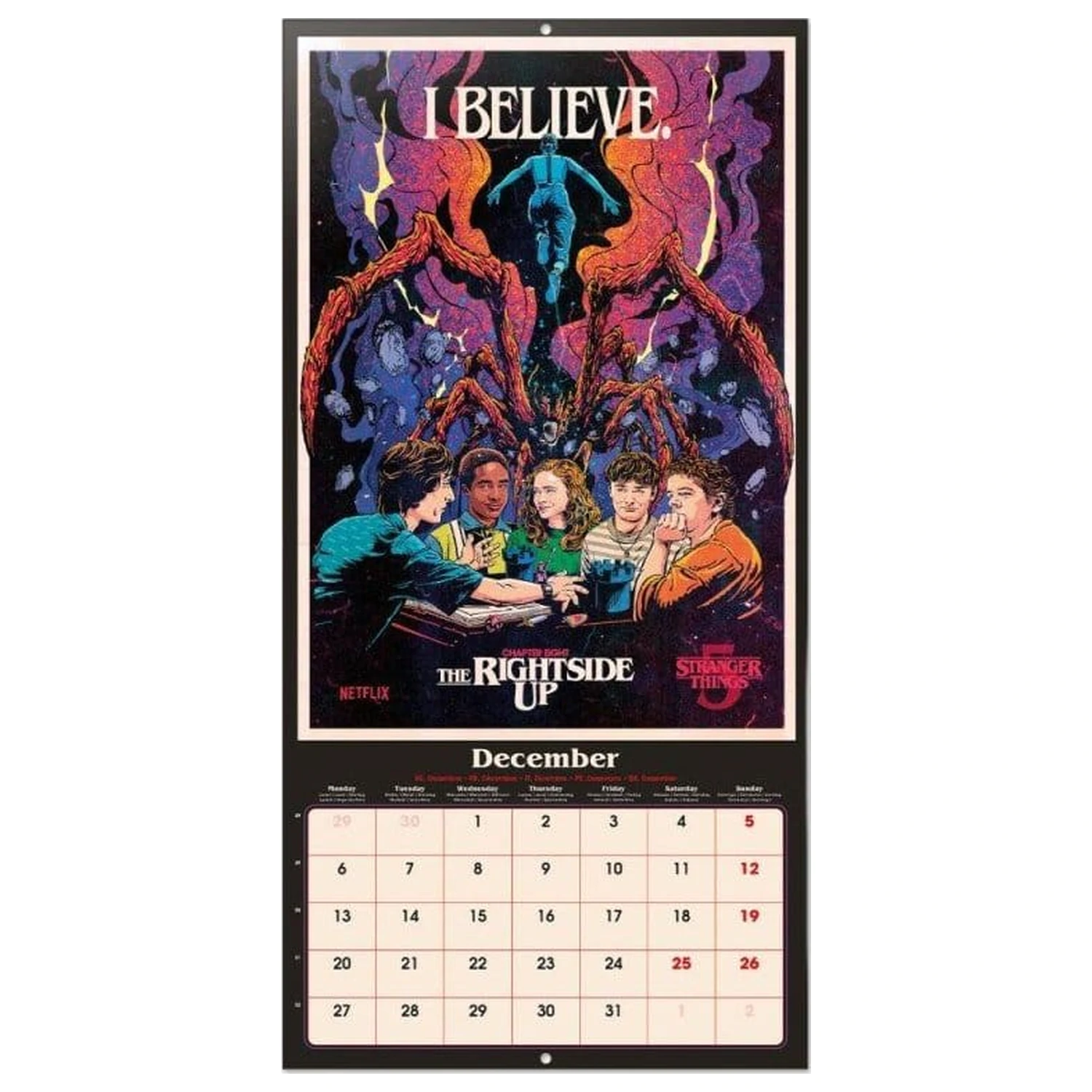 Stranger Things Nástenný kalendár 2027 30 x 30 cm produktová fotografia