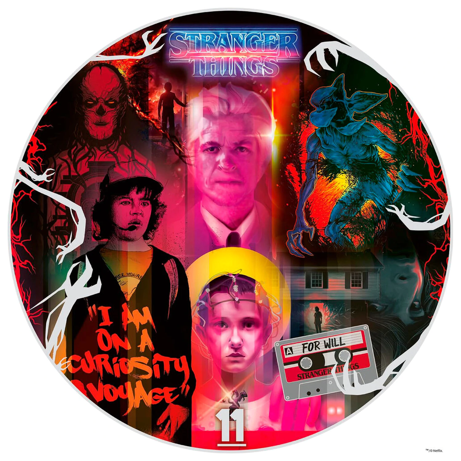Stranger Things Okrúhle Puzzle Friends Don't Lie (500 dielikov) produktová fotografia