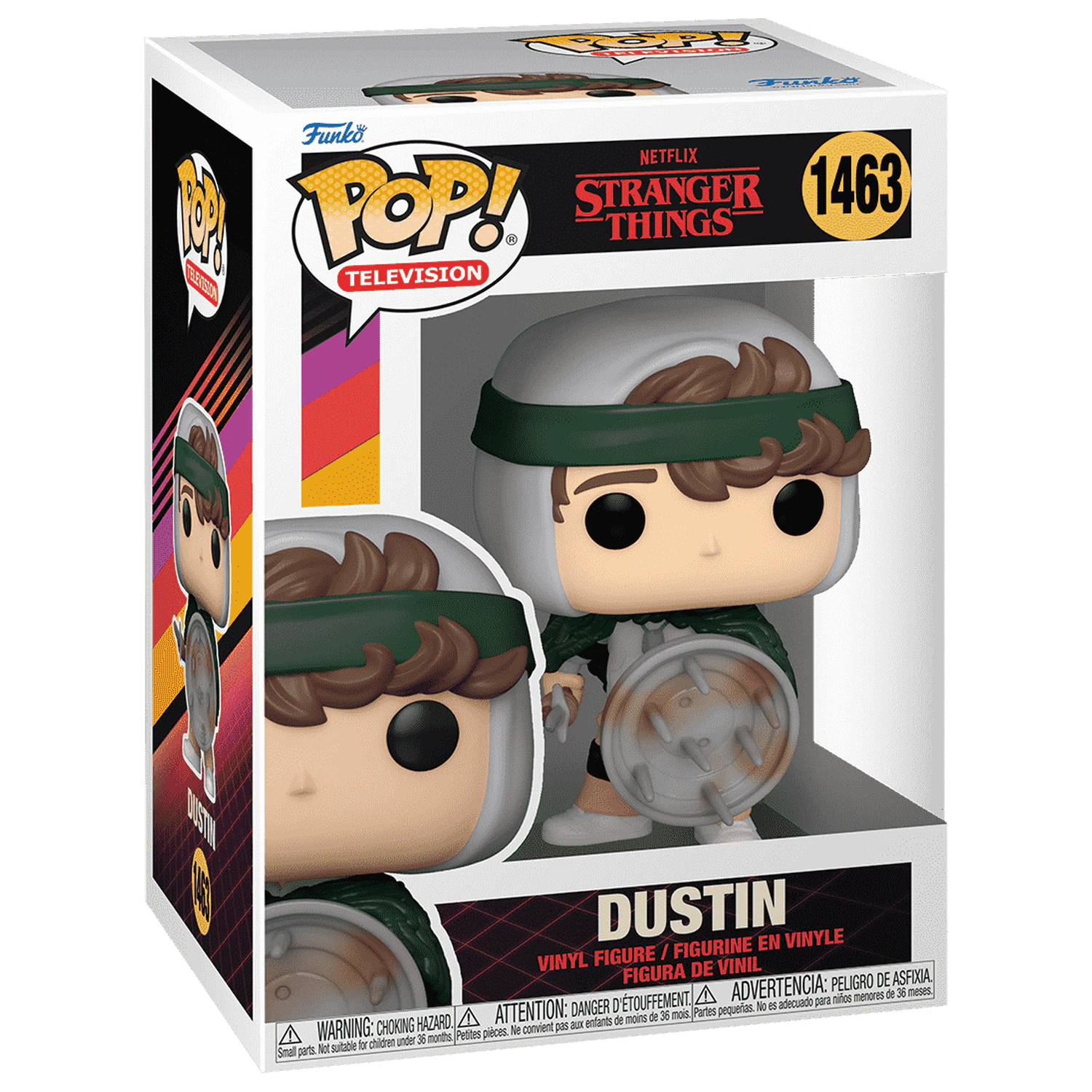 Stranger Things POP! TV vinylová figúrka Hunter Dustin so štítom 9 cm produktová fotografia
