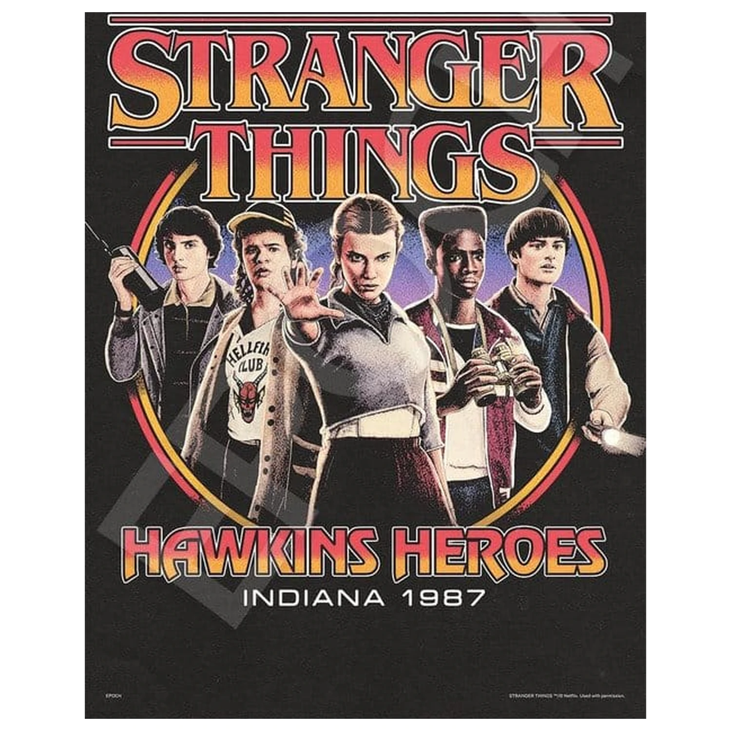 Stranger Things puzzle s 1000 dielikmi Hawkins Heroes produktová fotografia