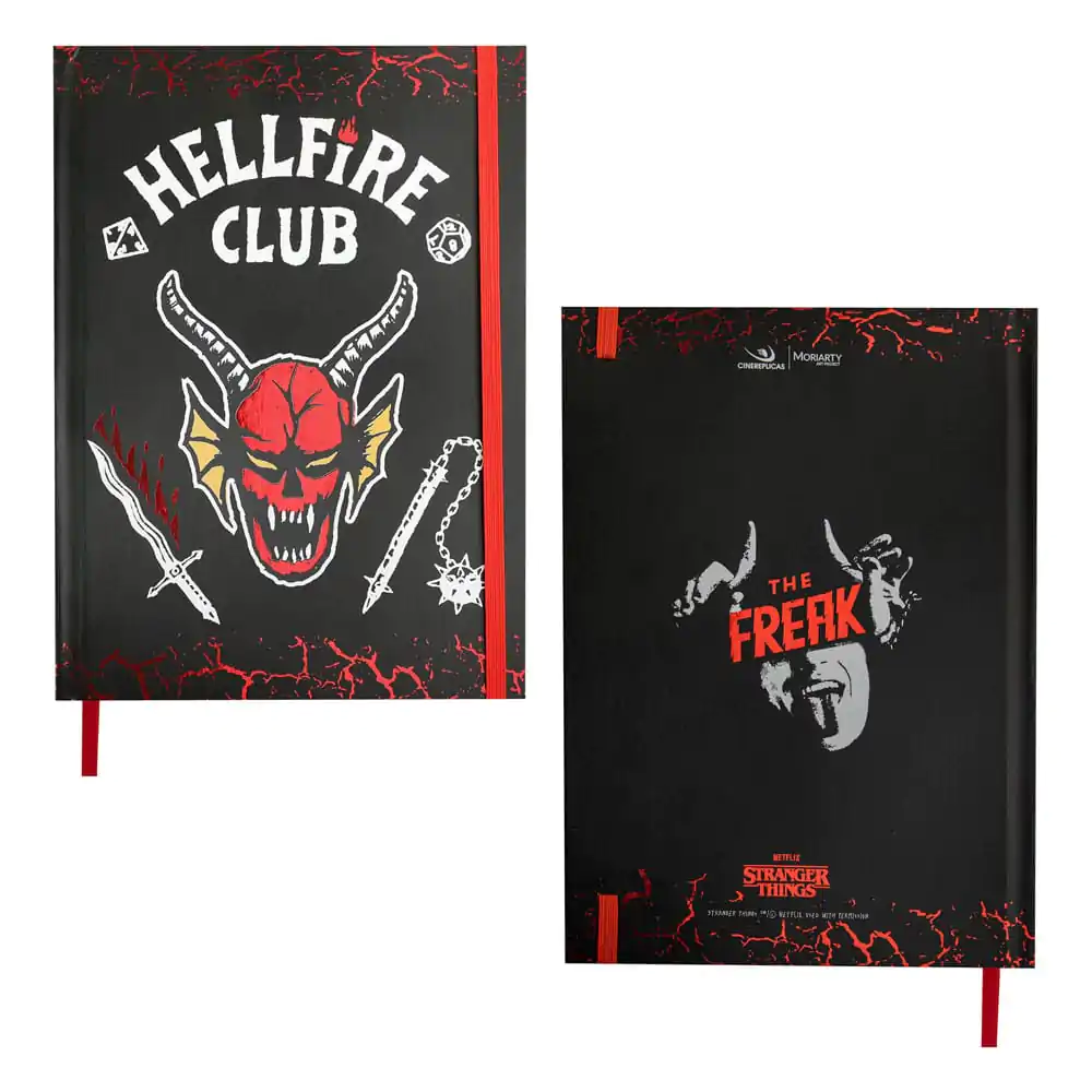 Stranger Things zápisník Hell Fire Club produktová fotografia