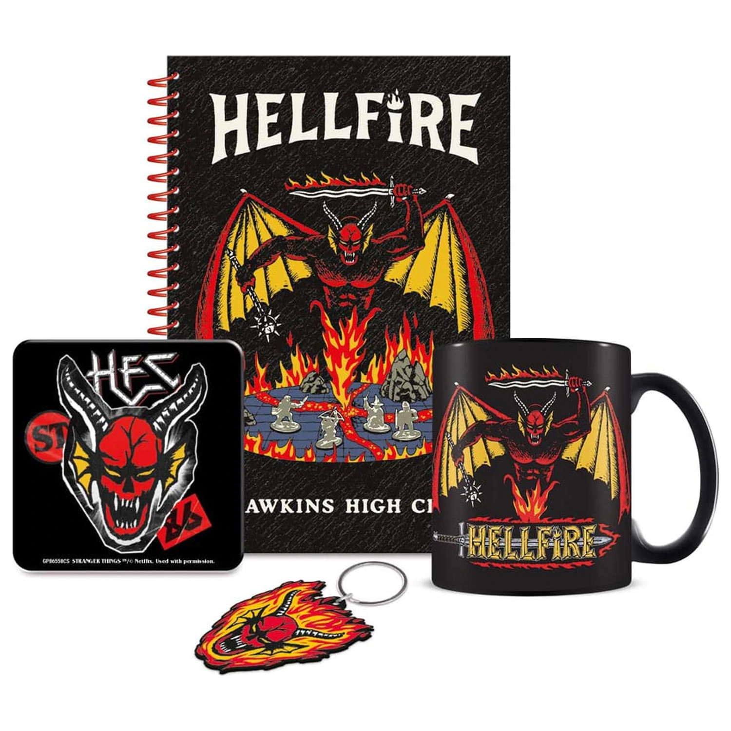 Stranger Things Darčeková súprava Hellfire Club produktová fotografia