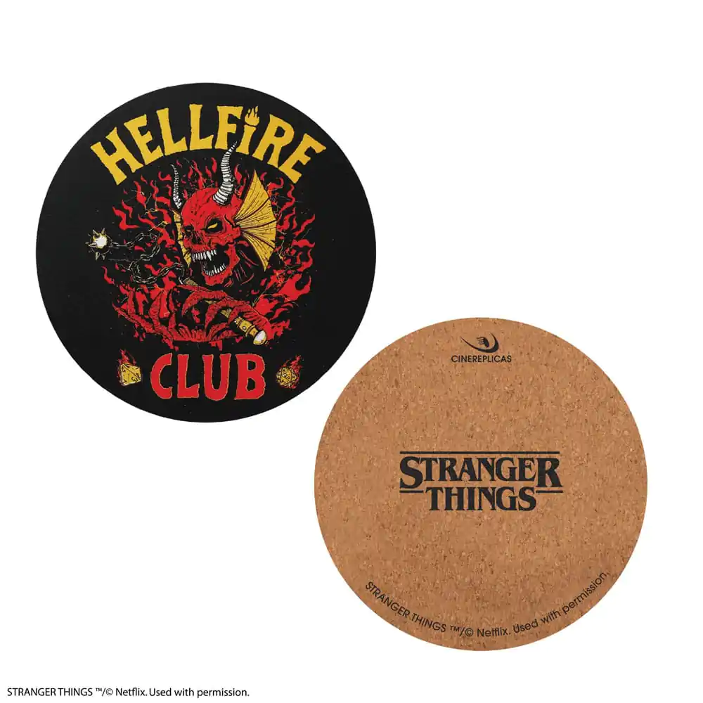 Stranger Things Podložky pod nápoje 4-csomag Hellfire Club termékfotó