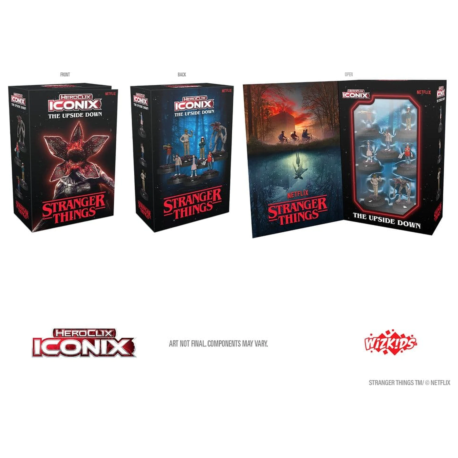 Stranger Things HeroClix Iconix: The Upside Down produktová fotografia