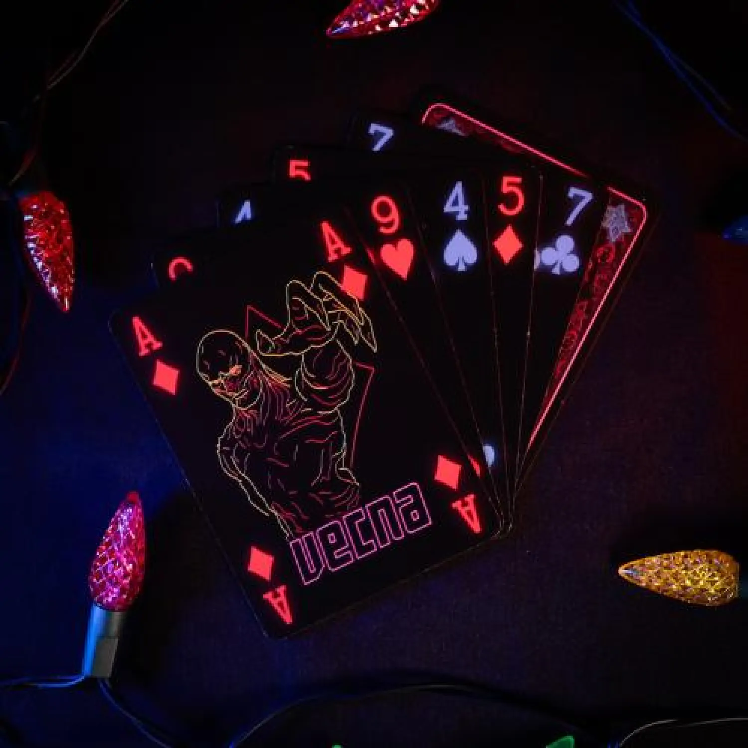 Stranger Things hracie karty produktová fotografia