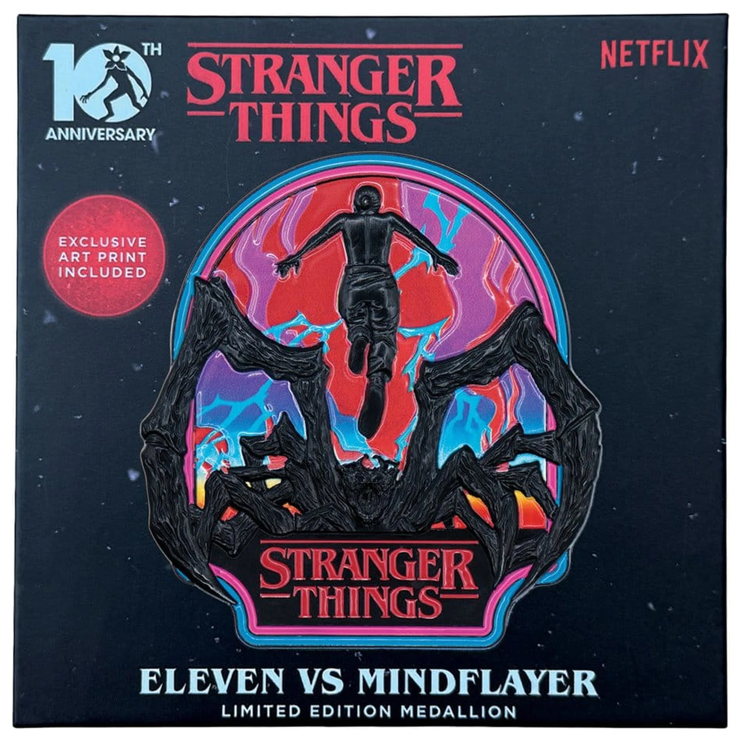Stranger Things Medailón Eleven & Mind Flayer Limitovaná edícia produktová fotografia