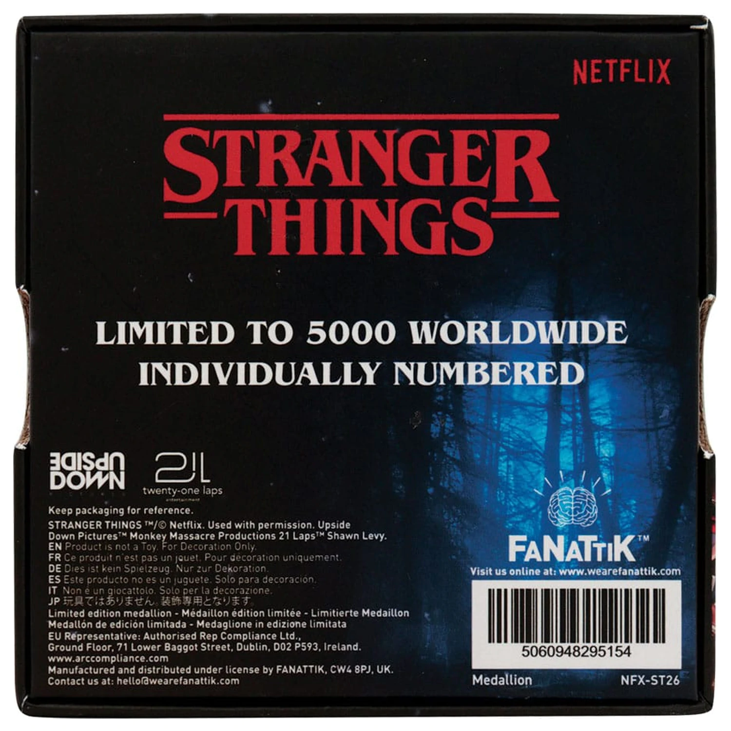 Stranger Things Medailón Hellfire Club Limited Edition produktová fotografia