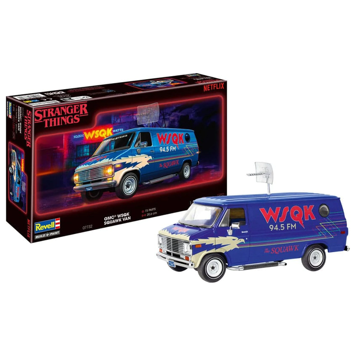 Stranger Things súprava modelu 1/25 Squawk Van 21 cm produktová fotografia