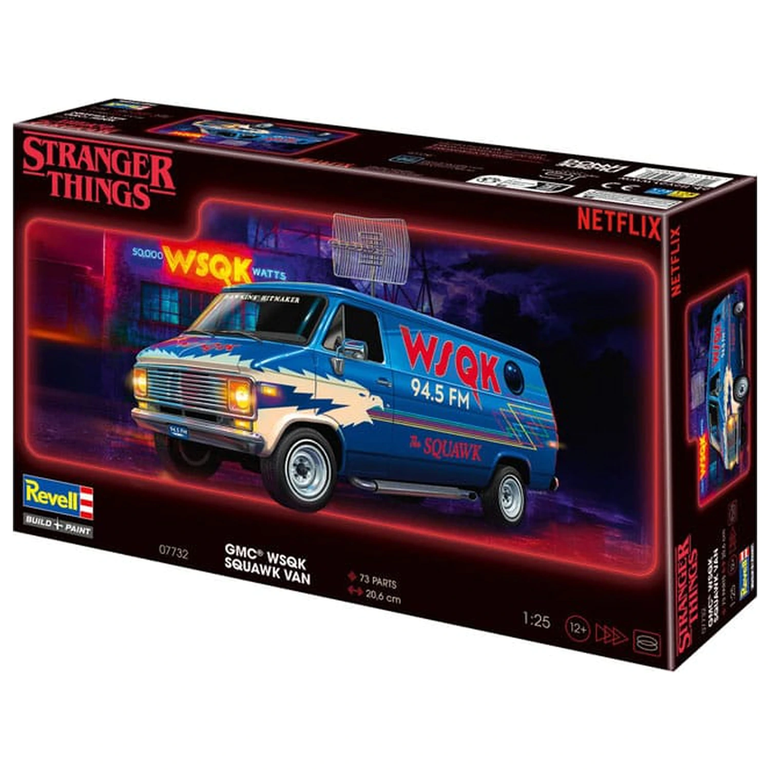 Stranger Things súprava modelu 1/25 Squawk Van 21 cm produktová fotografia